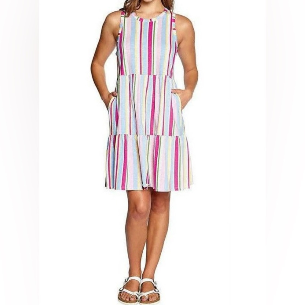 NEW Gap Women's Lightweight‎ Tiered Layered Sleeveless Summer Dress. XL